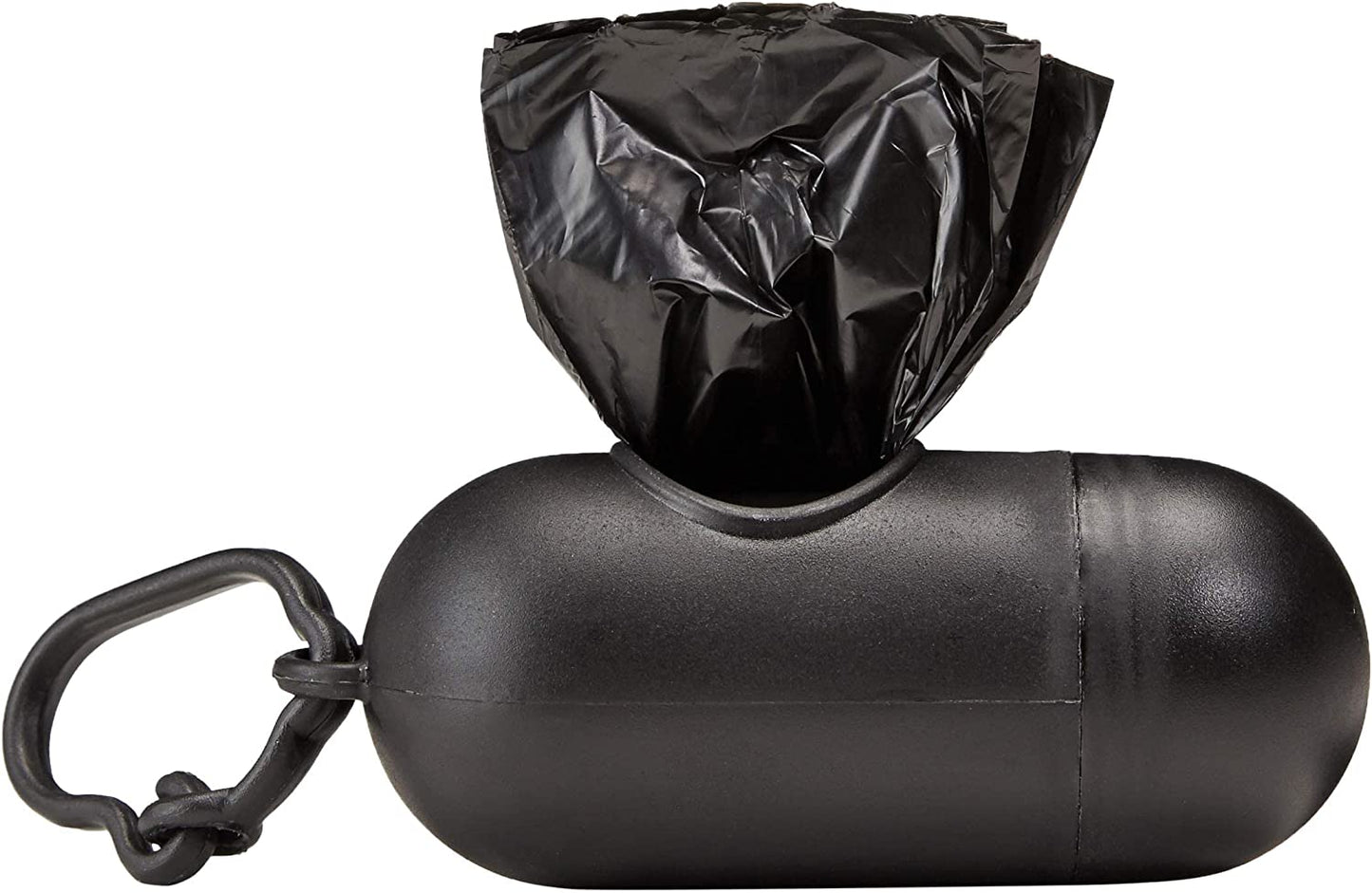 Unscented Standard Dog Waste Bags with Dispenser and Leash Clip, 33.02 x 22.86 cm, Black - 20 Rolls (300 Bags)