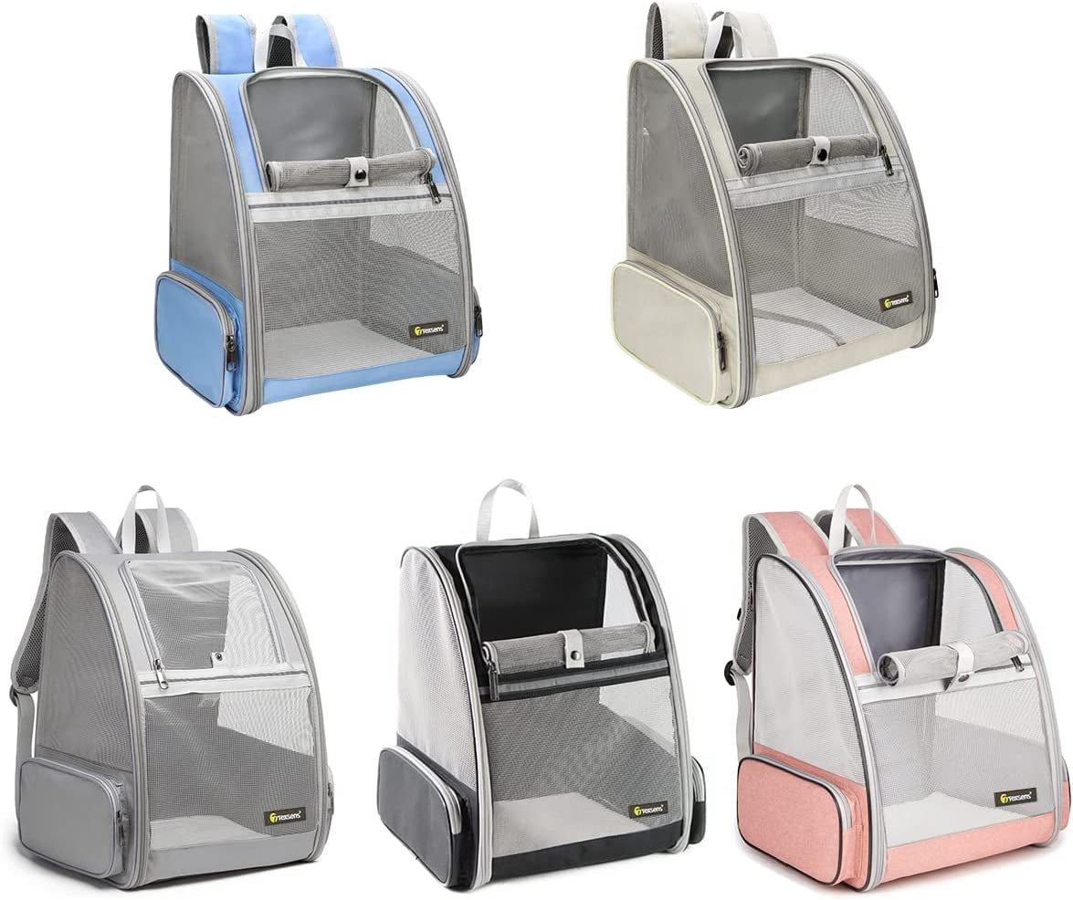 Innovative Bubble Backpack Pet Carrier for Cats and Dogs - Grey