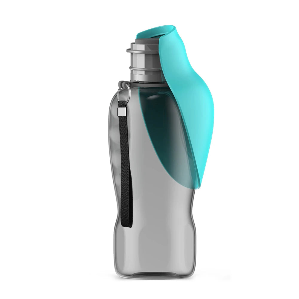 800ml Portable Dog Water Bottle - Outdoor Travel Drinking Solution for Small, Medium, and Large Dogs, Cats, and Puppies
