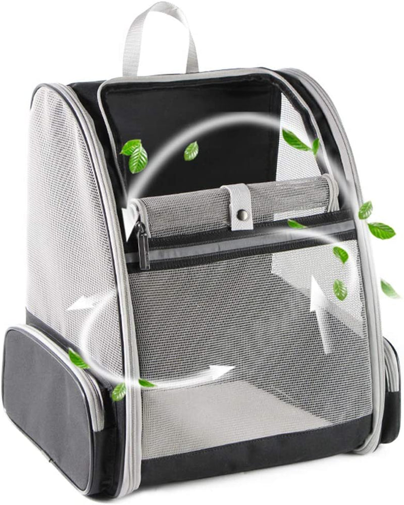 Innovative Bubble Backpack Pet Carrier for Cats and Dogs - Grey